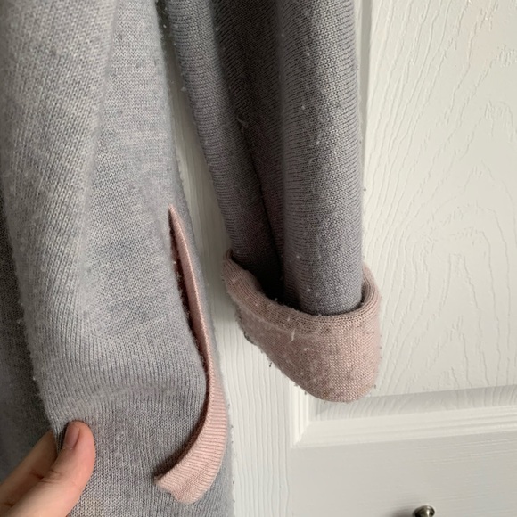 PINK AND GREY CARDIGAN - Picture 7 of 9